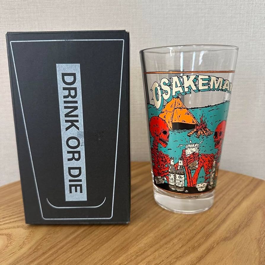 2個セット【新品】オリジナルパイントグラス OSAKEMAN 480ml コップ オリジナルパイントグラス -OSAKEMAN- 480ml | HILLS FIELD